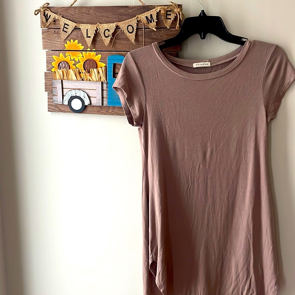 Small tan dress or swimsuit cover-up